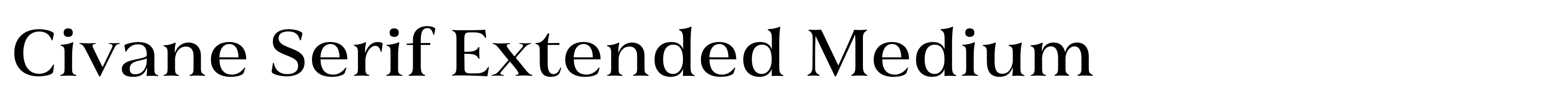 Civane Serif Extended Medium